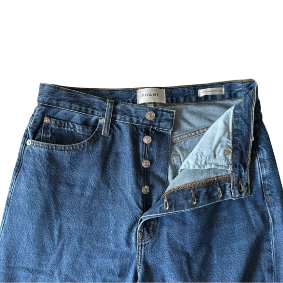 FRAME Le Low Baggy Wide Leg Jeans | 27 - Picture 6 of 12